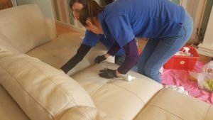 How often to clean leather sofa